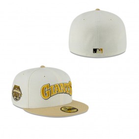 San Francisco Giants Just Caps Ivory Visor 59FIFTY Fitted Hat