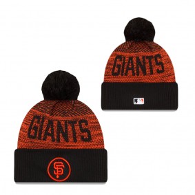 Men's San Francisco Giants Orange Authentic Collection Sport Cuffed Knit Hat with Pom