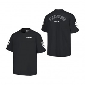 Men's San Francisco Giants PLEASURES Black Team T-Shirt