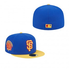 Men's San Francisco Giants Royal Yellow Empire 59FIFTY Fitted Hat