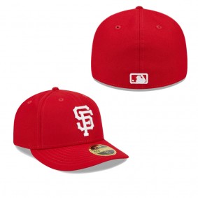 Men's San Francisco Giants Scarlet Low Profile 59FIFTY Fitted Hat