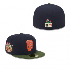 San Francisco Giants Sprouted 59FIFTY Fitted Hat Navy