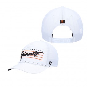 Men's San Francisco Giants White Downburst Hitch Snapback Hat