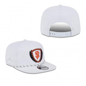 Men's San Francisco Giants White Golfer Tee 9FIFTY Snapback Hat