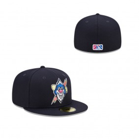 Men's Scranton Wilkes-Barre RailRiders Navy Marvel x Minor League 59FIFTY Fitted Hat