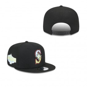 Seattle Mariners Colorpack Black 9FIFTY Snapback Hat