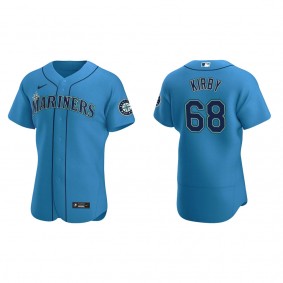 Men's Seattle Mariners George Kirby Royal Authentic Alternate Jersey