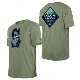 Men's Seattle Mariners Green 2023 All-Star Game Evergreen T-Shirt