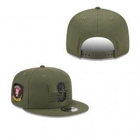 Men's Seattle Mariners Green 2023 Armed Forces Day 9FIFTY Snapback Adjustable Hat