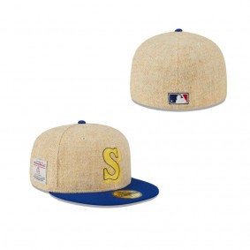 Seattle Mariners Harris Tweed 59FIFTY Fitted Hat