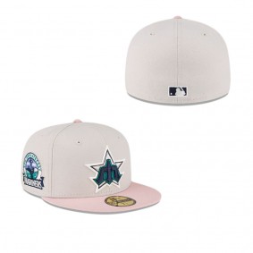 Seattle Mariners Just Caps Stone Pink 59FIFTY Fitted Hat