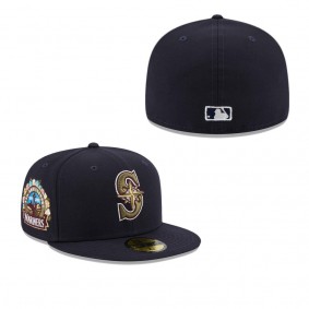 Men's Seattle Mariners Navy 30th Anniversary Spring Training Botanical 59FIFTY Fitted Hat