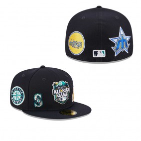 Men's Seattle Mariners Navy 2023 MLB All-Star Game Multi-Patch 59FIFTY Fitted Hat