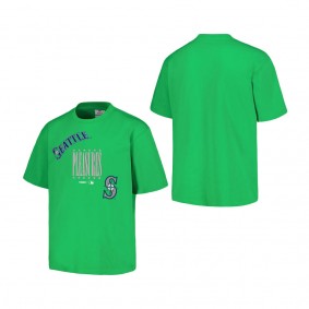 Men's Seattle Mariners PLEASURES Green Repurpose T-Shirt