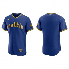 Seattle Mariners Royal 2023 City Connect Authentic Jersey