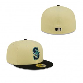 Seattle Mariners Soft Yellow 59FIFTY Fitted Hat