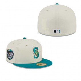 Men's Seattle Mariners White 2023 MLB All-Star Game Chrome 59FIFTY Fitted Hat