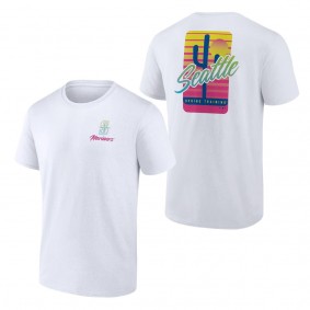 Men's Seattle Mariners Fanatics Branded White Spring Break T-Shirt