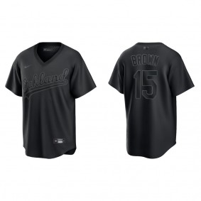 Seth Brown Oakland Athletics Black Pitch Black Fashion Replica Jersey