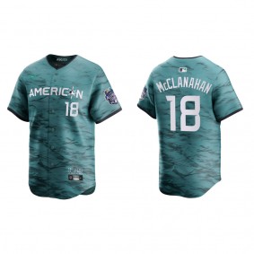 Shane McClanahan American League Teal 2023 MLB All-Star Game Limited Jersey