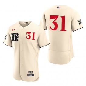 Spencer Howard Texas Rangers Cream 2023 City Connect Authentic Jersey