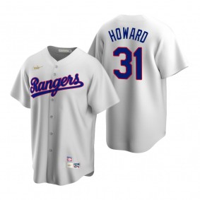 Texas Rangers Spencer Howard Nike White Cooperstown Collection Home Jersey