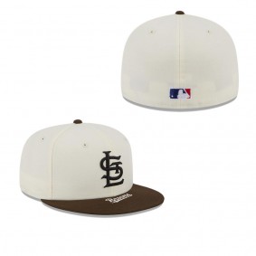 St. Louis Browns Cooperstown Collection On Deck 59FIFTY Fitted Hat White Brown