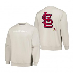 Men's St. Louis Cardinals Gray Ballpark Pullover Sweatshirt
