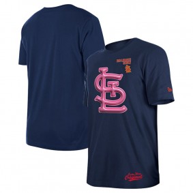 Men's St. Louis Cardinals Navy Big League Chew T-Shirt