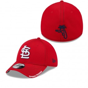 Men's St. Louis Cardinals Red 2023 Spring Training Mesh 39THIRTY Flex Hat