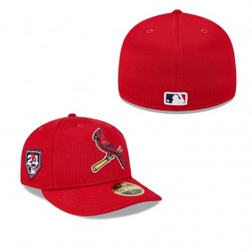 Men's St. Louis Cardinals Red 2024 Spring Training Low Profile 59FIFTY Fitted Hat