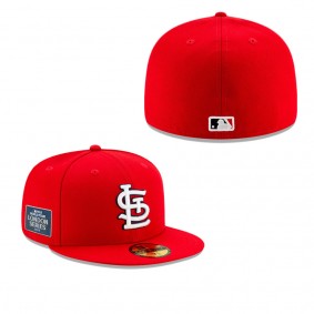 Men's St. Louis Cardinals Red On-Field 2023 World Tour London Series 59FIFTY Fitted Hat