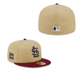 Men's St. Louis Cardinals Vegas Gold Cardinal 59FIFTY Fitted Hat
