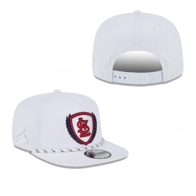 Men's St. Louis Cardinals White Golfer Tee 9FIFTY Snapback Hat