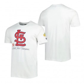 Men's St. Louis Cardinals White Historical Championship T-Shirt
