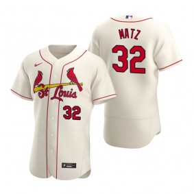 Men's St. Louis Cardinals Steven Matz Cream Authentic Alternate Jersey