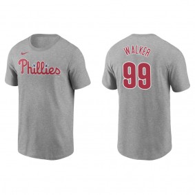 Taijuan Walker Men's Philadelphia Phillies Bryce Harper Nike Gray Name & Number T-Shirt
