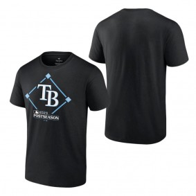 Men's Tampa Bay Rays Fanatics Branded Black 2023 Postseason Around the Horn T-Shirt