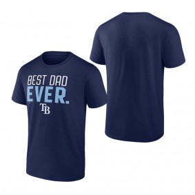 Men's Tampa Bay Rays Fanatics Branded Navy Best Dad Ever T-Shirt