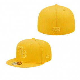 Men's Tampa Bay Rays Gold Tonal 59FIFTY Fitted Hat