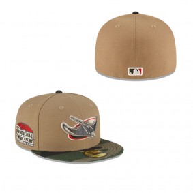 Tampa Bay Rays Just Caps Camo Khaki 59FIFTY Fitted Hat
