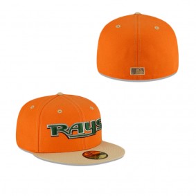 Tampa Bay Rays Just Caps Orange Popsicle 59FIFTY Fitted Hat