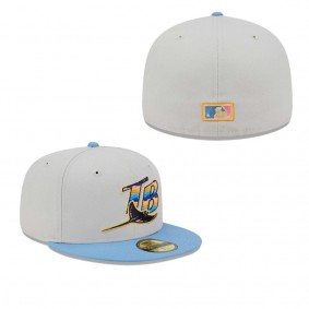 Men's Tampa Bay Rays Natural Beach Front 59FIFTY Fitted Hat