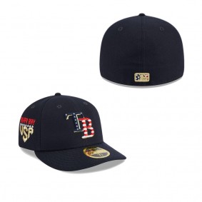 Men's Tampa Bay Rays Navy 2023 Fourth of July Low Profile 59FIFTY Fitted Hat