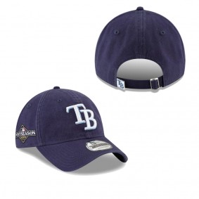 Men's Tampa Bay Rays Navy 2023 Postseason 9TWENTY Adjustable Hat