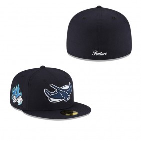 Men's Tampa Bay Rays Navy FEATURE x MLB 59FIFTY Fitted Hat
