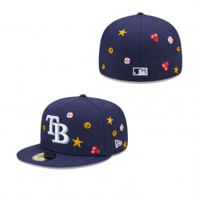 Tampa Bay Rays Sleigh 59FIFTY Fitted Hat