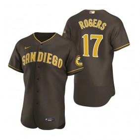 Men's San Diego Padres Taylor Rogers Brown Authentic Road Jersey