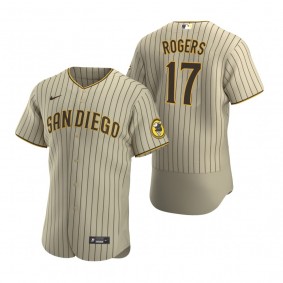 Men's San Diego Padres Taylor Rogers Tan Brown Authentic Alternate Jersey