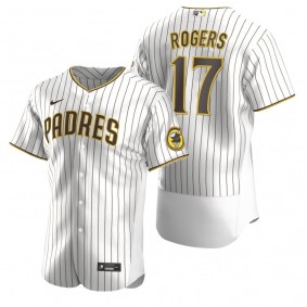 Men's San Diego Padres Taylor Rogers White Brown Authentic Alternate Jersey